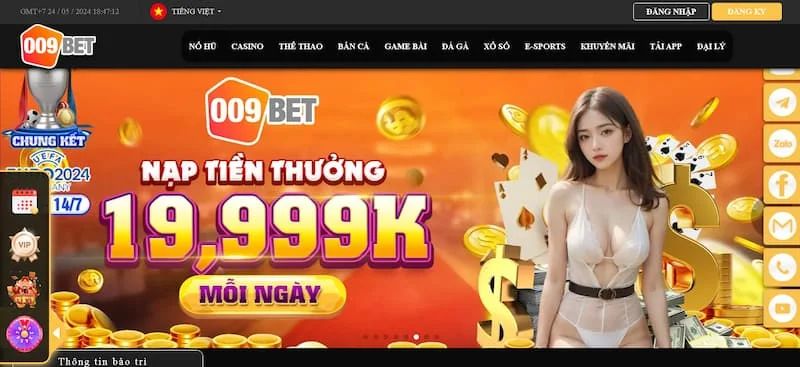 Rút tiền 009 Casino sau khi trải nghiệm nhiều khuyến mãi khủng từ nhà cái