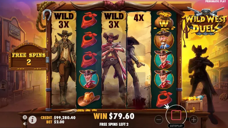 Game Slot Wild Wild West slot sở hữu mức RTP cao