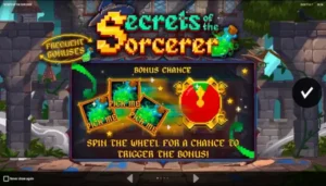 Game Slot Secrets of the Sorcerer có RTP cao