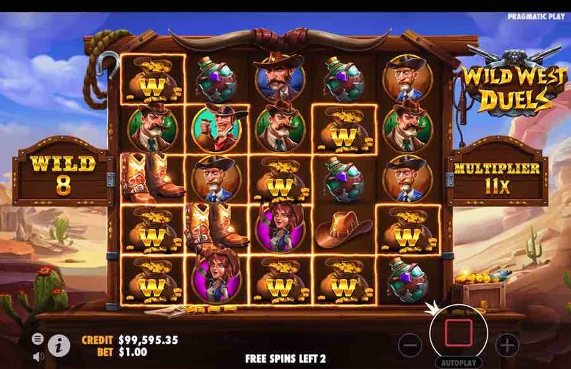 Hệ thống tính năng thưởng hấp dẫn của Game Slot Wild Wild West slot