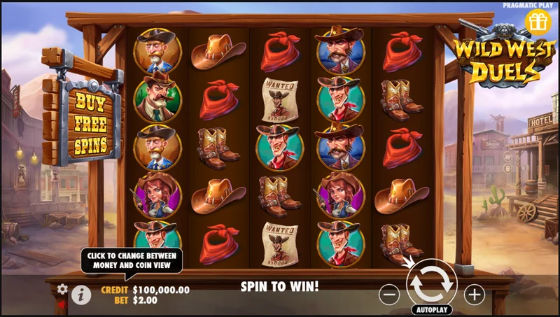 Game Slot Wild Wild West slot có lối chơi đơn giản dễ tham gia